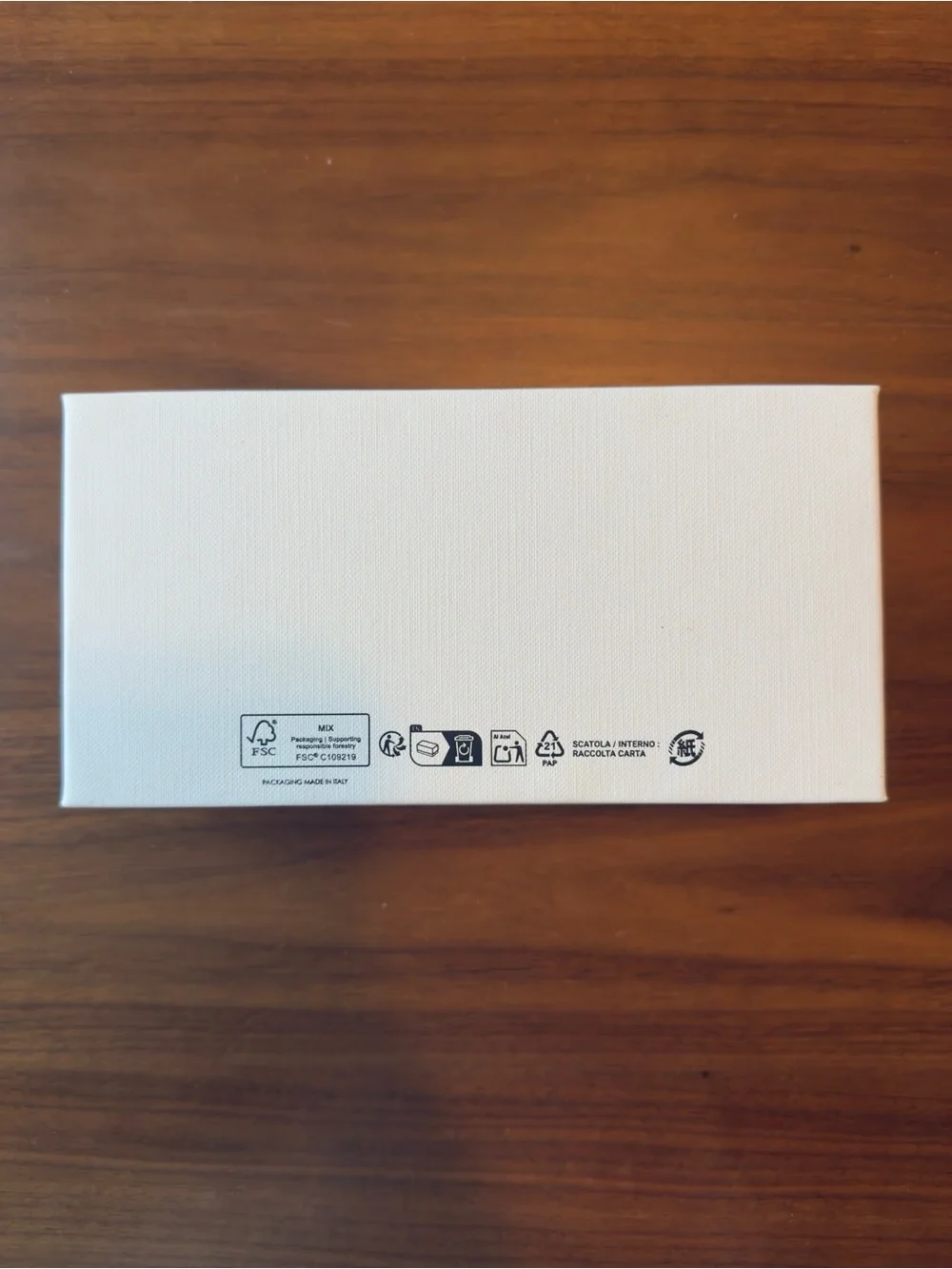 Celine White Presentation Box with Black Interior